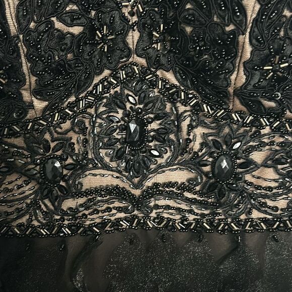 Sue Wong Nocturne Beaded Tulle Dress - Picture 5 of 10